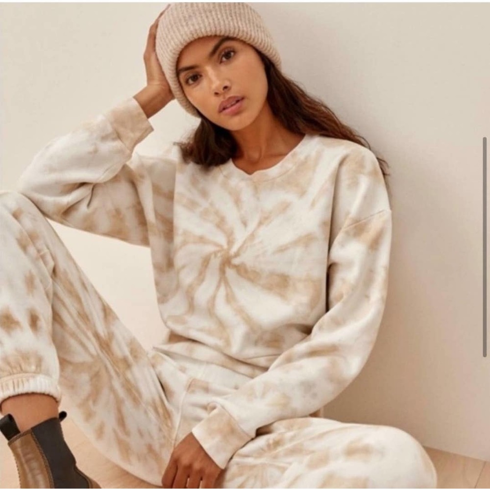Reformation Hunter Swirl Tie Dye Sweatshirt | L